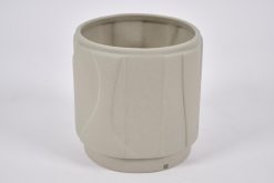 Clearance Flamant Laurena, Vase, Ceramique, Gris, S