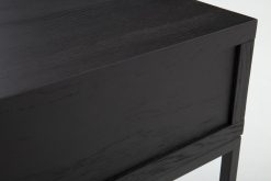 Wholesale Flamant Armand, Table D'Appoint, Chene Noir Et Metal