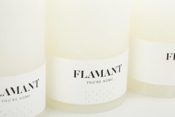 Online Flamant Beth, Bougie, Couleur Blanc, 7X9Cm